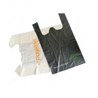 tshirt plastic eco friendly shopping bag foldable biodegradable waste bags