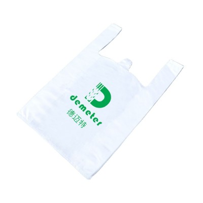 eco friendly custom plastic shopping logo bags