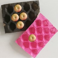 Compostable Kraft paper Fruit tomato apple inserts Protective tray